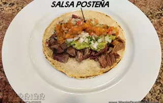 Salsa For Smoked Brisket Tacos (Salsa Postena)