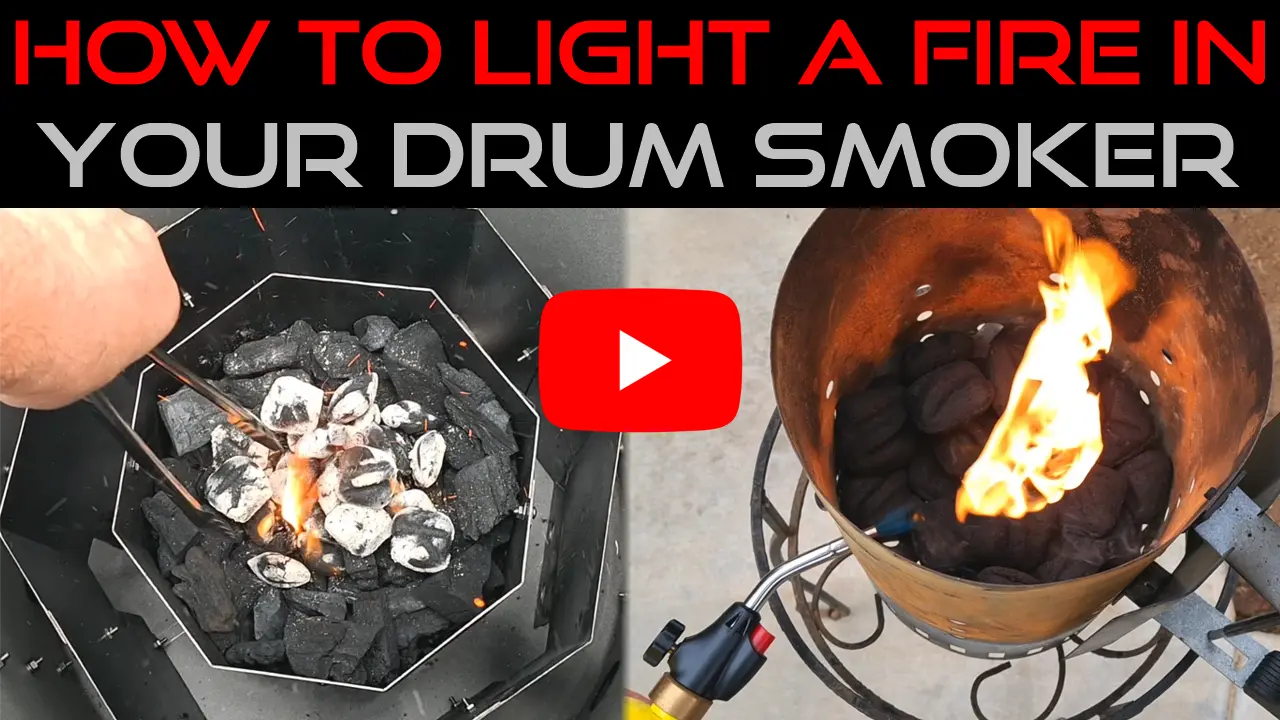 How To Light A Fire In Your Drum Smoker