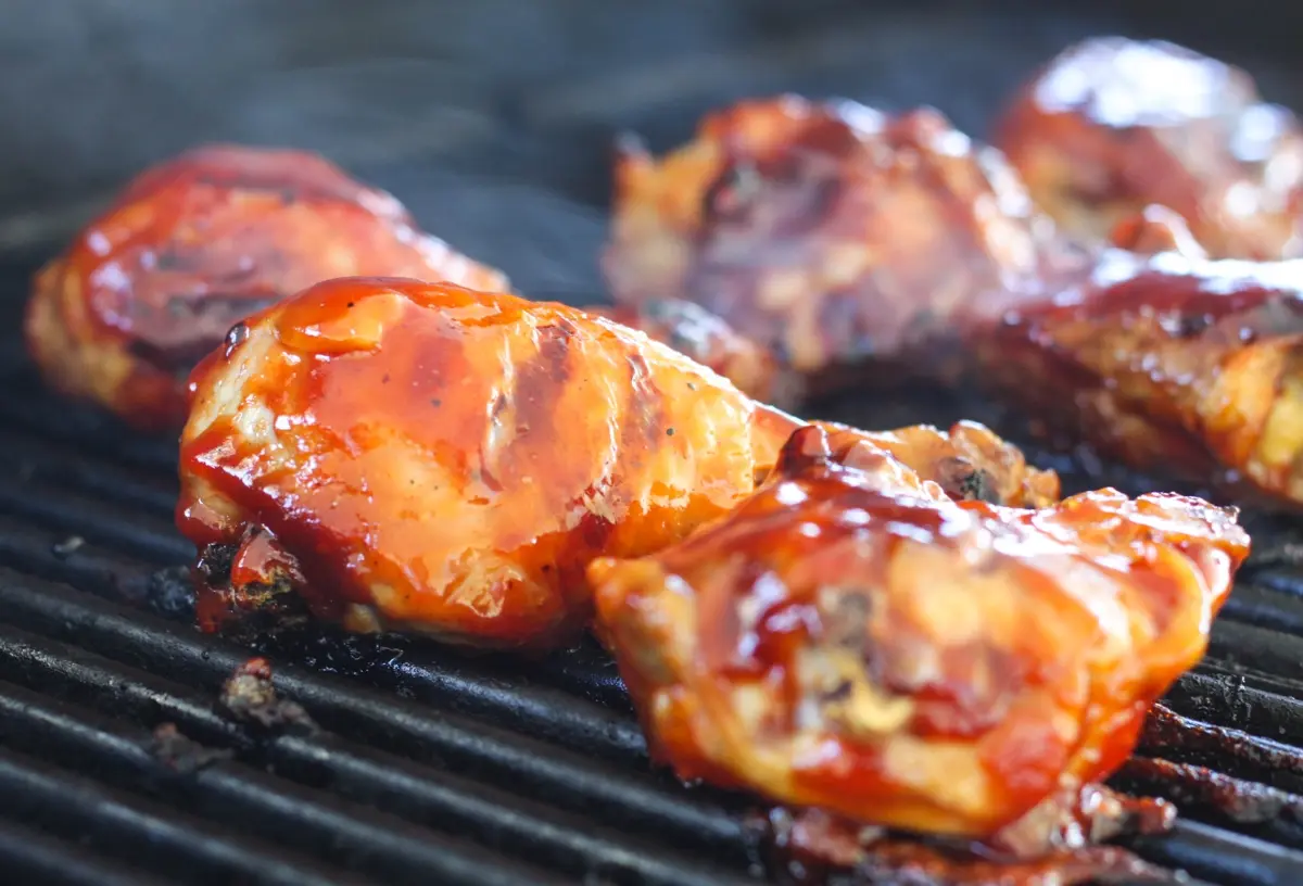 Glazed Barbecued Chicken Glazed Barbecued Chicken